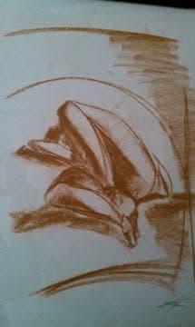 Drawings from Paris - Restless Madonna - Original