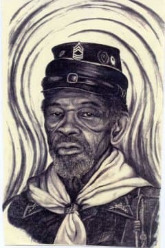 Buffalo Soldier RT - Limited Edition - Mixed media - 24x28