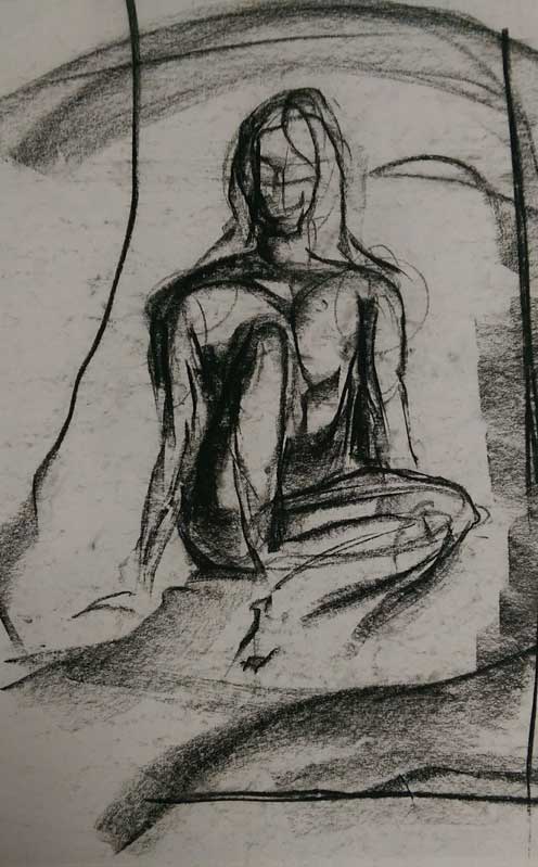 Drawings From Paris - A Friend - Original