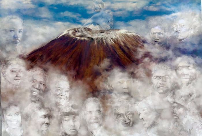 Mt. Kilimanjaro - The Mountain Top - Faces in The Clouds